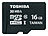 Toshiba microSDHC-Karte, 16 GB, Class 10, UHS-I, inkl. SD-Adapter Toshiba microSD-Speicherkarten UHS U1