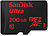 SanDisk 200GB Ultra microSDXC Speicherkarte, 90 MB/s, UHS-I, U1, Class 10 SanDisk microSD-Speicherkarten UHS U1