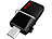 SanDisk Ultra Dual USB-Laufwerk 3.0, 64 GB, OTG, USB + Micro-USB SanDisk OTG Micro USB Speichersticks