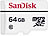 SanDisk High Endurance microSDXC-Speicherkarte 64 GB, Class 10 SanDisk microSD-Speicherkarten