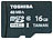Toshiba microSDHC-Karte, 16 GB Class 10, UHS-I, inkl. SD-Adapter Toshiba microSD-Speicherkarten UHS U1