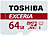 Toshiba Exceria microSDXC-Speicherkarte 64 GB, Class 10, UHS Class 1 Toshiba microSD-Speicherkarten UHS U1
