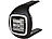 GPS-Sportuhr mit Soft-Brustgurt und Herzfrequenzmessung (schwarz/grau) GPS Puls Fitness Armbanduhren