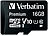 Verbatim Premium microSDHC-Speicherkarte 16 GB, 80 MB/s, Class 10, U1 Verbatim 