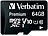 Verbatim Premium microSDXC-Speicherkarte 64 GB, 90 MB/s, Class 10, U1 Verbatim
