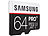 Samsung microSDXC 64 GB PRO+ mit SD-Adapter, Class 10 / UHS U3 Samsung microSD-Speicherkarte UHS U3