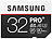 Samsung SDHC-Speicherkarte PRO+, 32 GB, UHS U3, Klasse 10 (frustfr. Verpack.) Samsung SD-Speicherkarte UHS U3
