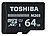Toshiba microSDXC-Speicherkarte M203 64 GB Class 10 UHS-I inkl. SD-Adapter Toshiba microSD-Speicherkarten UHS U1