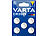 Batterien CR2025: Varta Electronics Lithium Knopfzelle, CR2025, 3 Volt, 160 mAh (5er-Pack)