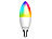 Luminea Home Control 2er-Set WLAN-LED-Kerze, E14, RGB-CCT, 5,5 W (ersetzt 40 W), 470lm, App Luminea Home Control WLAN-LED-Lampen E14 RGBW