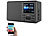 VR-Radio Mobiles Digitalradio mit DAB+ und UKW, Versandrückläufer VR-Radio Digitales DAB+/FM-Kofferradios mit Bluetooth und Wecker, Batteriebetrieb