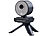 Somikon Autotracking-USB-Webcam mit Full HD, Super-WDR, 120°, Stereo-Mikrofon Somikon Full-HD-Webcams mit Auto-Tracking und dynamischer Helligkeitsanpassung
