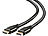 auvisio 2er-Set High-Speed-HDMI-2.1-Kabel, 8K, 3D, HDR, eARC, 48 Gbit/s, 2 m auvisio