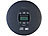 auvisio Tragbarer CD-Player, DAB+ Radio, Bluetooth, Akku, Ohrhörer, Anti-Shock auvisio
