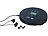 auvisio Tragbarer CD-Player, DAB+ Radio, Bluetooth und In-Ear-Stereo-Headset auvisio Tragbare CD-Player mit DAB+ und Bluetooth