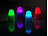 Lunartec 4er-Set wetterfeste LED-RGBWW-Kerzen mit Akku und Ladeschale, App Lunartec Akku-LED-Kerzen-Sets mit Ladestation