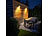 Luminea 6er-Set Aluminium-Gartenspots mit COB-LEDs und Erdspieß, 850 lm, 12 W Luminea COB-LED-Wand- & Bodenstrahler mit Erdspieß