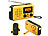 infactory Solar- und Dynamo-Koffer-Radio, LED-Licht, SOS, Versandrückläufer infactory Solar- & Dynamo-Radios mit Powerbank-Funktion