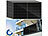 revolt 6er-Set monokristalline Solarmodule, 380 W, IP68, MC4-komp., schwarz revolt Solarpanels mit Halbzellen-Technologie