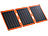 revolt 21-Watt-Solarpanel-Ladegerät, USB-C/-A, je 2,4 A, faltbar, IP65, ETFE revolt Mobiles Solarpanels mit USB-Anschluss, für Smartphones & Co.