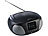 VR-Radio Mobile Stereo-Boombox mit DAB+/FM, Bluetooth, CD, AUX, 10 Watt VR-Radio
