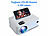 SceneLights LED-HD-Beamer mit 720p-Auflösung, 4.500 Lumen, bis 254 cm Diagonale SceneLights