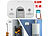 VisorTech 2er-Set WLAN-Kohlenmonoxid-Melder, LCD-Display, 10-Jahres-Sensor, App VisorTech WLAN-Kohlenmonoxid-Melder mit LCD-Display und App