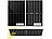 Solar-Hybrid-Inverter mit 12x 425-W-Solarmodulen, WLAN, Anschluss-Set DAH Solar Solaranlagen-Sets: Hybrid-Inverter mit Solarpanelen und MPPT-Laderegler