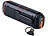 infactory Dynamo-FM-Radio und Taschenlampe mit 120-dB-Sirene, USB-Ladefunktion infactory