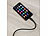 Callstel Ultraflexible Silikon-Lade-/Datenkabel USB-C/-C, 1 + 2 m, schwarz Callstel USB-Kabel Typ C auf Typ C