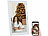 Somikon WLAN-Bilderrahmen, 25,7 cm / 10,1" IPS-Touchdisplay, weiß, Holzrahmen Somikon Digitale Bilderrahmen mit WLAN und Apps