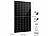 Solar-Set: 2x 430-W-Solarmodul, 800-Watt-Mikroinverter, Einspeisekabel DAH Solar Solaranlagen-Set: Mikro-Inverter mit MPPT-Regler und Solarpanel