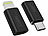 Callstel 2er-Set USB-Adapter, USB-C auf Lightning, Lightning auf USB-C, 10,5 W Callstel