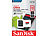SanDisk Ultra microSDHC, 32 GB, 120 MB/s, Class 10, U1, A1, mit Adapter SanDisk
