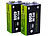 Verico 2er-Set Li-Ion-Akkus Typ 9-V-Block mit USB-C, 500 mAh / 4.500 mWh Verico Li-Ion-Akku Typ 9-V-Block, mit USB-Ladefunktion