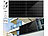 revolt 3,3 kW (6x 550 W) Off-Grid-Solaranlage + 5,5 kW Hybrid-Wechselrichter revolt Solaranlagen-Sets: Hybrid-Inverter mit Solarpanelen und MPPT-Laderegler