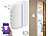 Somikon 2 WLAN-Steckdosen-Empfänger, kinetischer Klingelknopf, App, 100m, 80dB Somikon Steckdosen-Funkklingeln mit kinetischem Taster, App-Benachrichtigung