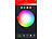Luminea Home Control 2er RGB-LED-Lichterdraht mit Musik-Steueurung, WLAN und App, USB, 5 m Luminea Home Control