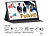 auvisio Mobiler Full-HD-IPS-Monitor, 39,6 cm (15.6") mit Mirrorlink & AirPlay auvisio