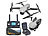 Simulus Faltbare GPS-Drohne mit 4K-Cam, 3-Achsen-Gimbal, Versandrückläufer Simulus Faltbarer GPS-WLAN-Quadrokopter mit Gimbal-Kameras