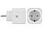 Luminea Home Control 8er-Set WLAN-Steckdosen, Apple-HomeKit-zertifiziert, mit App Luminea Home Control WLAN-Steckdosen, HomeKit-zertifiziert