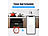 Luminea Home Control 4er-Set WLAN-Steckdosen, Apple-HomeKit-zertifiziert, Sprachsteuerung Luminea Home Control