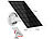 revolt Universal-Solarpanel für Akku-IP-Kameras mit Micro-USB, 3W, 5V, IP65 revolt Solarpanele mit Micro-USB-Anschluss für Akku-Überwachungskameras