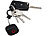 PEARL 4in1-Mini-Schlüsselfinder mit Bluetooth, Versandrückläufer PEARL Mini-Schlüsselfinder mit App & GPS-Ortung, für Haus-Automation