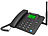 simvalley communications 4G-Tischtelefon, Hotspot-Funktion, WLAN, Akku, ohne Vertrag & SIM-Lock simvalley communications 