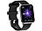 newgen medicals 2er-Set ELESION-kompatible Smartwatches, Bluetooth 5, Metallgehäuse newgen medicals