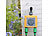 Royal Gardineer WLAN-Bewässerungscomputer, 4 Ventile, 2-fach-Wasserverteiler, Sensor Royal Gardineer WLAN-Bewässerungscomputer mit Dual-Ventil, Wasserzähler und App