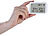 Luminea Home Control 3in1-WLAN-Sensor für Temperatur, Luftfeuchtigkeit, Versandrückläufer Luminea Home Control 3in1-WLAN-Thermo- und Hygrometer mit Helligkeit-Sensor und App