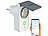 Luminea Home Control WLAN-Outdoor-Steckdose, HomeKit-fähig, App, Sprachbefehl, Strommessung Luminea Home Control Outdoor-WLAN-Steckdosen, HomeKit-fähig