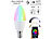 Luminea Home Control 2er-Set LED-Kerzen E14, RGB-CCT, 5 W, 470 lm, ZigBee-kompatibel Luminea Home Control E14-Lampen mit RGBW-LEDs, für ZigBee-kompatible Steuersysteme